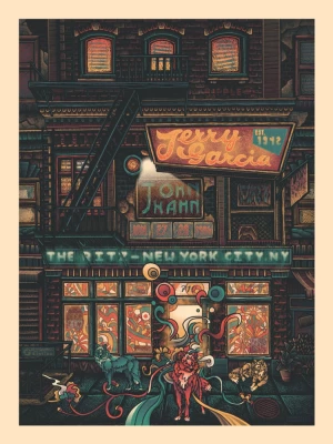 Jerry Garcia New York 86 Martin