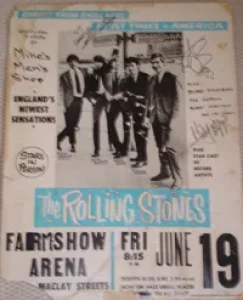 The Rolling Stones Harrisburg 64 Unknown