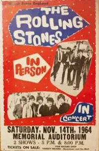 The Rolling Stones Louisville 64 Unknown