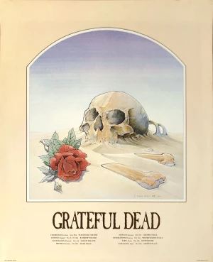 1981 Europe Tour - Grateful Dead Posters | PosterDrops.com