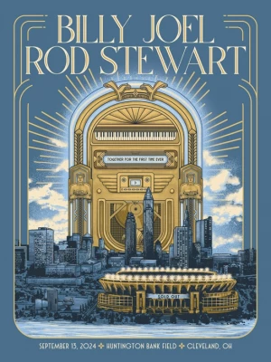 Billy Joel, Rod Stewart Cleveland 24 Peregon Creative