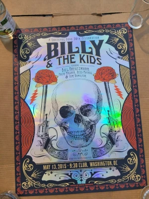 Bill Kreutzmann’s Billy & The Kids Washington 15 Status Serigraph