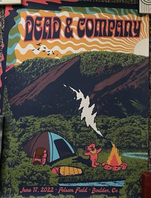 Dead & Company N1 Boulder 22 Status Serigraph