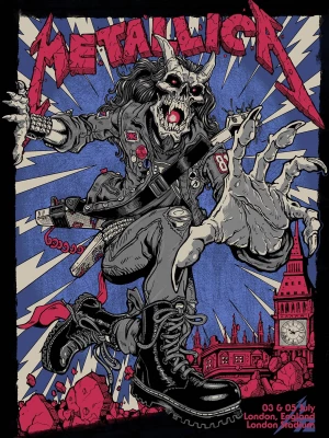 Metallica London 26 Calzada