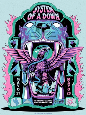 System of a Down Mexico City 26 Santos