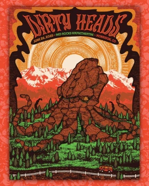 Dirty Heads Morrison 25 Status Serigraph