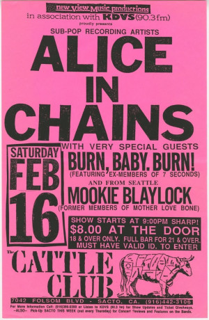 Alice in Chains Sacramento 91 Unknown