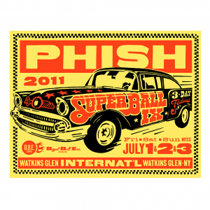 Phish Super Ball IX Watkins Glen 11 Ames Bros