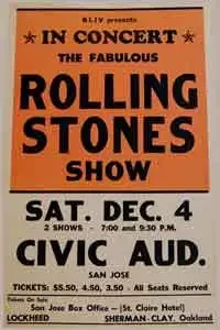 The Rolling Stones San Jose 65 Unknown