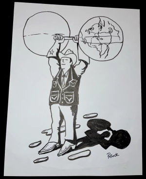 Hurricane Relief Charity Print 17 Pollock
