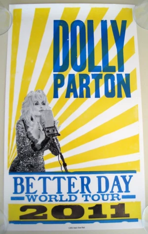 Dolly Parton Better Day World Tour 11 Hatch Show Print