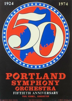 Portland Symphony Orchestra 50th Anniversary 74 Indiana