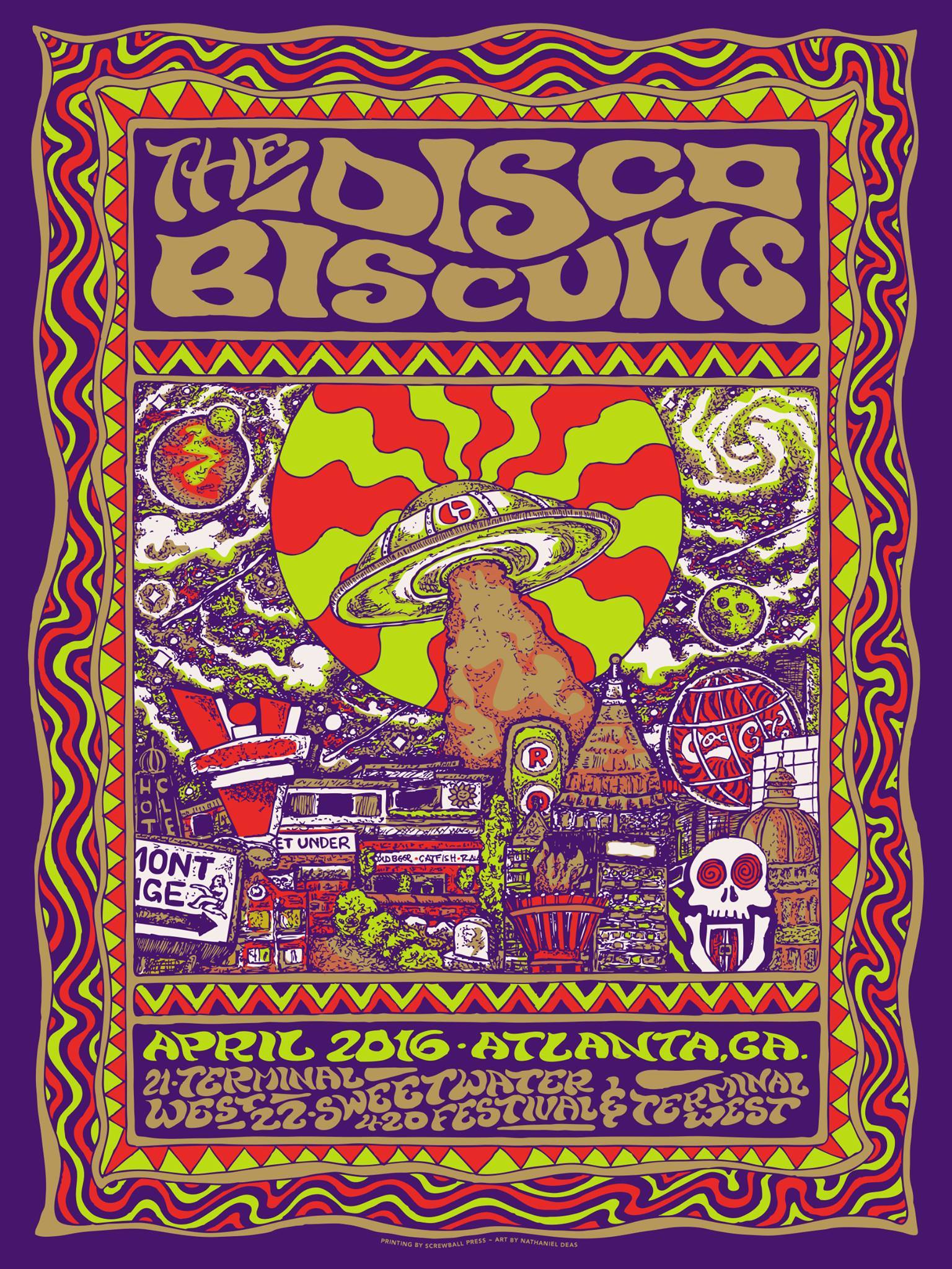 The Disco Biscuits Multiple Cities 16 Deas | PosterDrops.com
