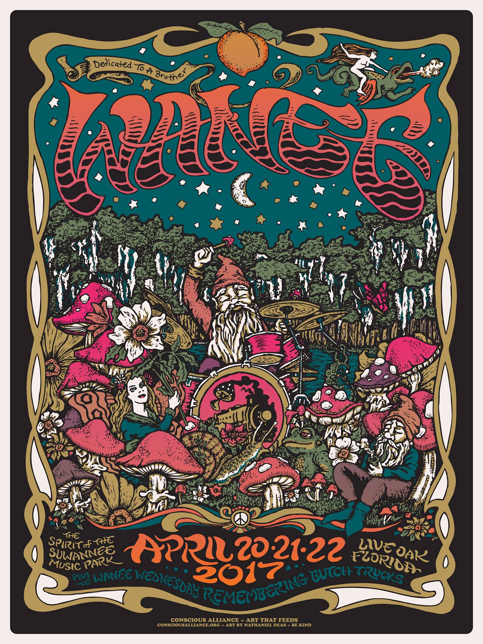 Wanee Music Festival Live Oak 17 Deas | PosterDrops.com