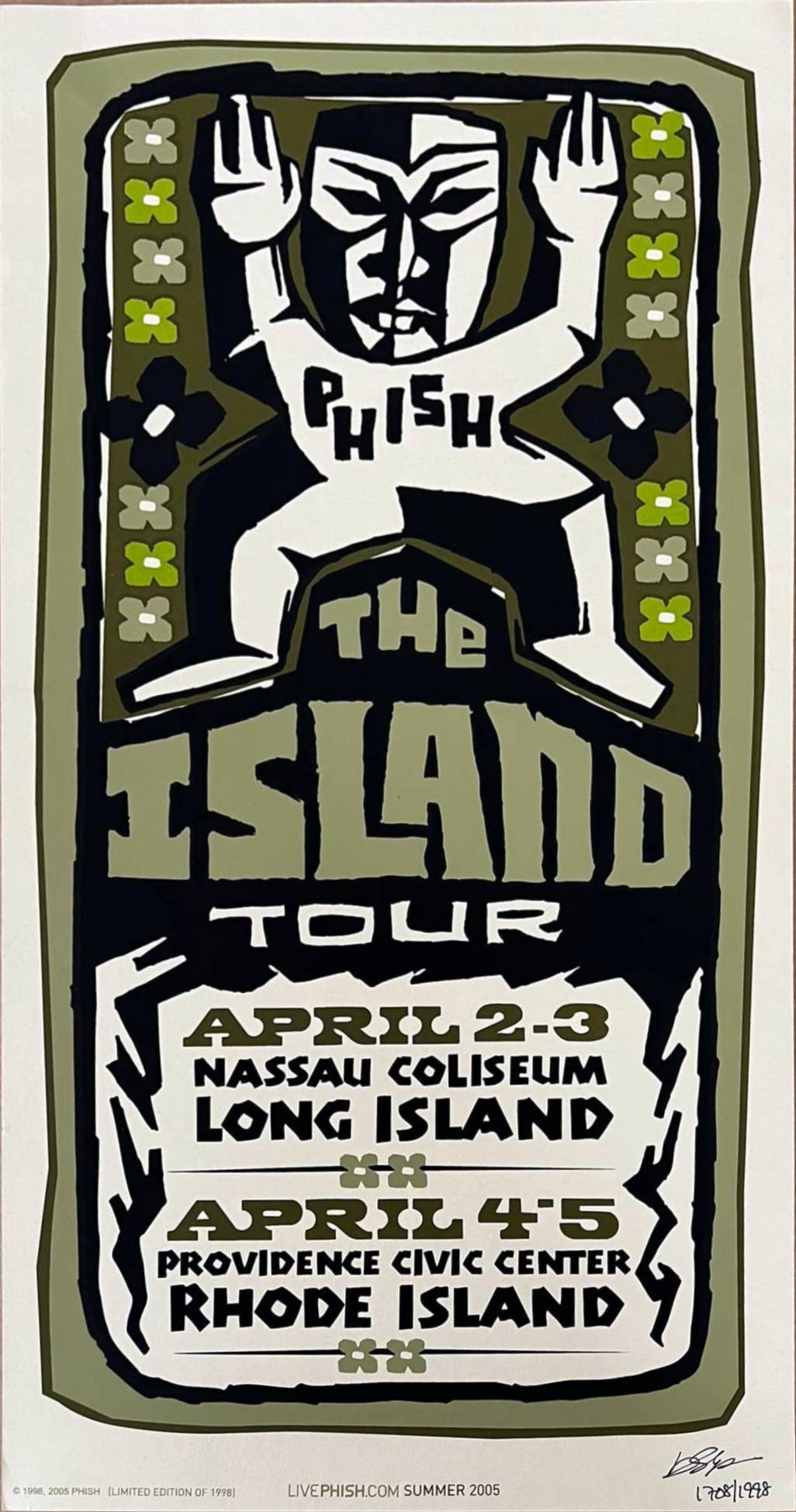 Phish The Island Tour Multiple Cities 98 Sharp | PosterDrops.com