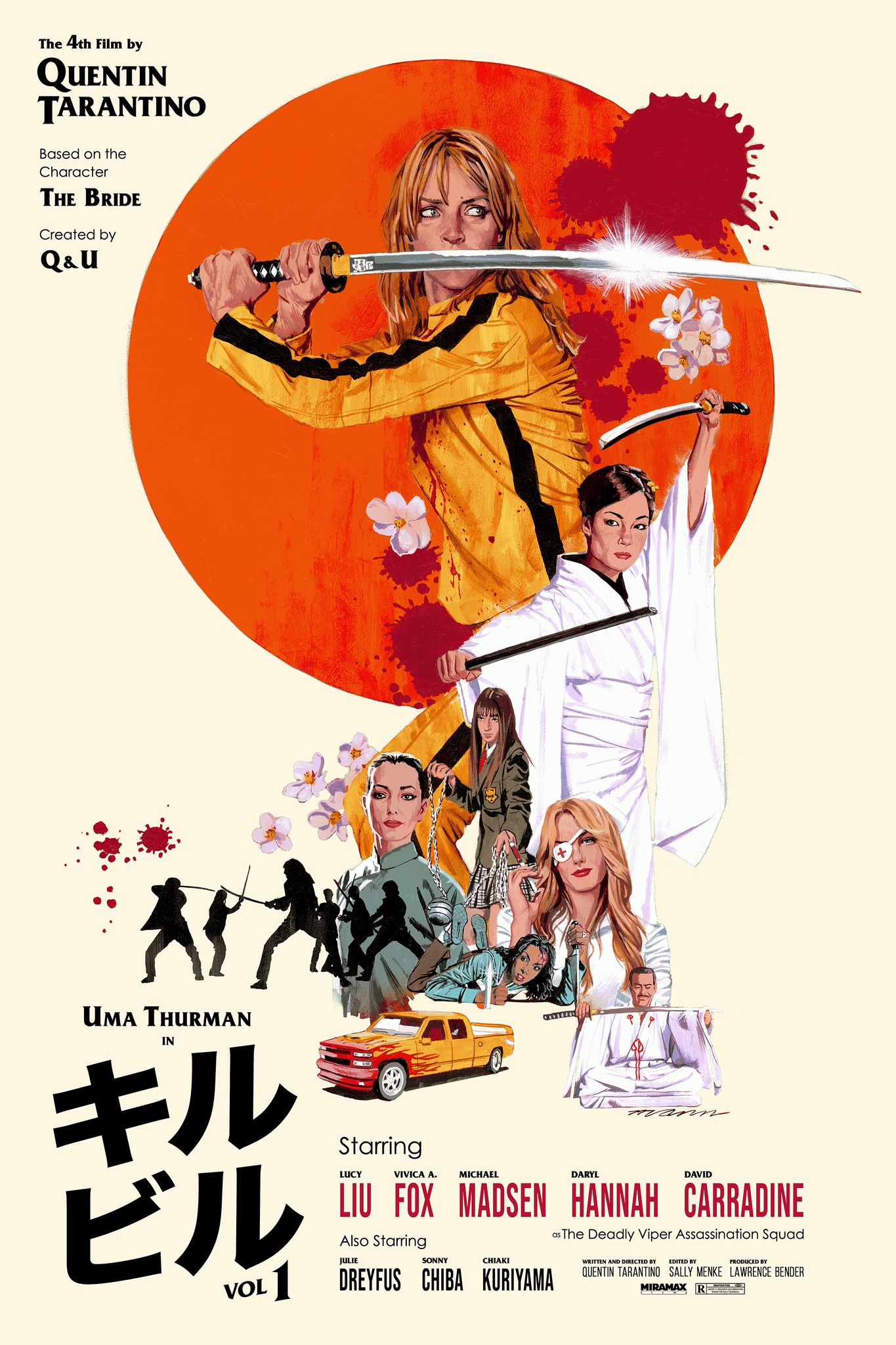 Kill Bill: Vol. 1 23 Mann | White Edition | PosterDrops.com