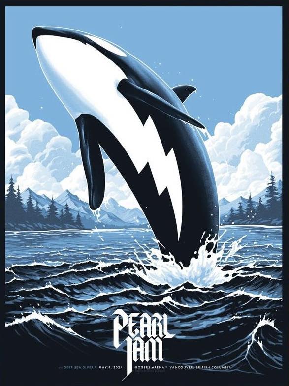 Wim Wenders & Jim Jarmusch 国内未入荷 超レアポスター Pearl Jam N1 Vancouver 24 Erickson | PosterDrops.com