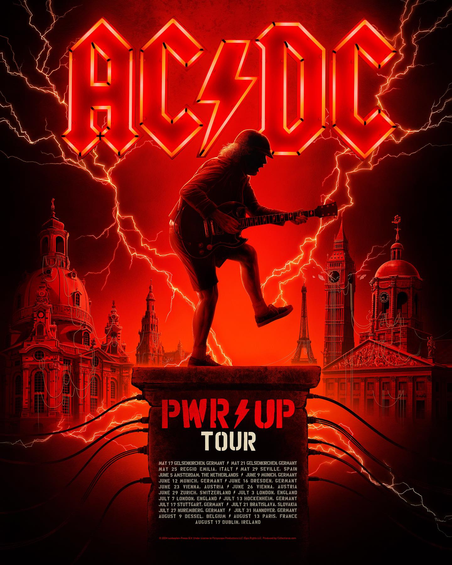 AC/DC PWR UP Tour 24 Stothard | PosterDrops.com