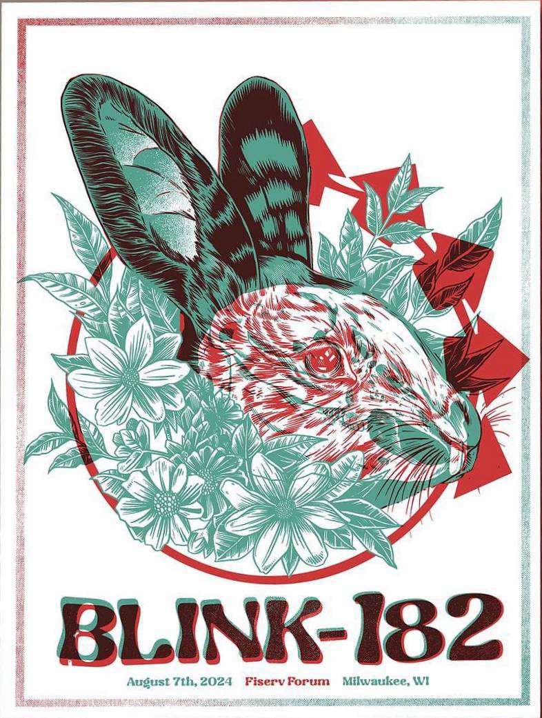 blink-182 Milwaukee 24 Horky | PosterDrops.com