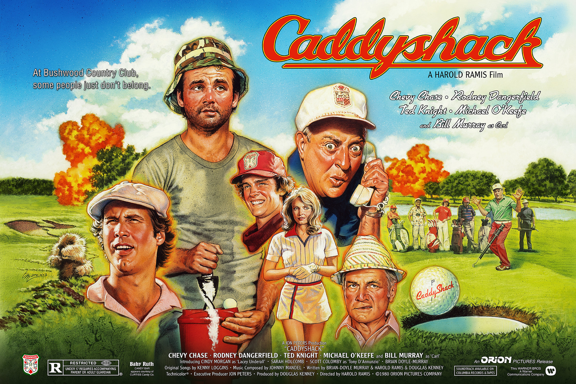 Caddyshack 24 Motzkus | Screen Print Edition | PosterDrops.com