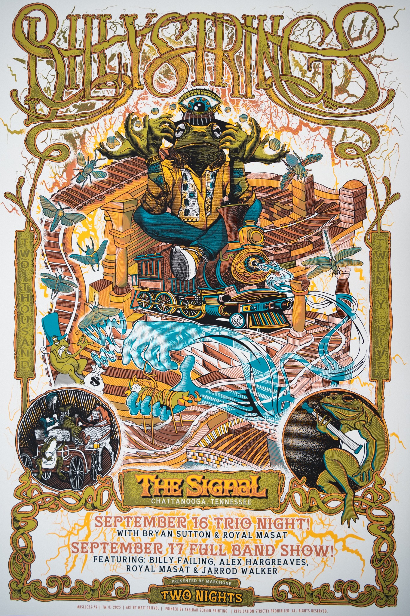 Billy Strings and Bryan Sutton Chattanooga 25 Trievel | BSLLC-25-79 ...