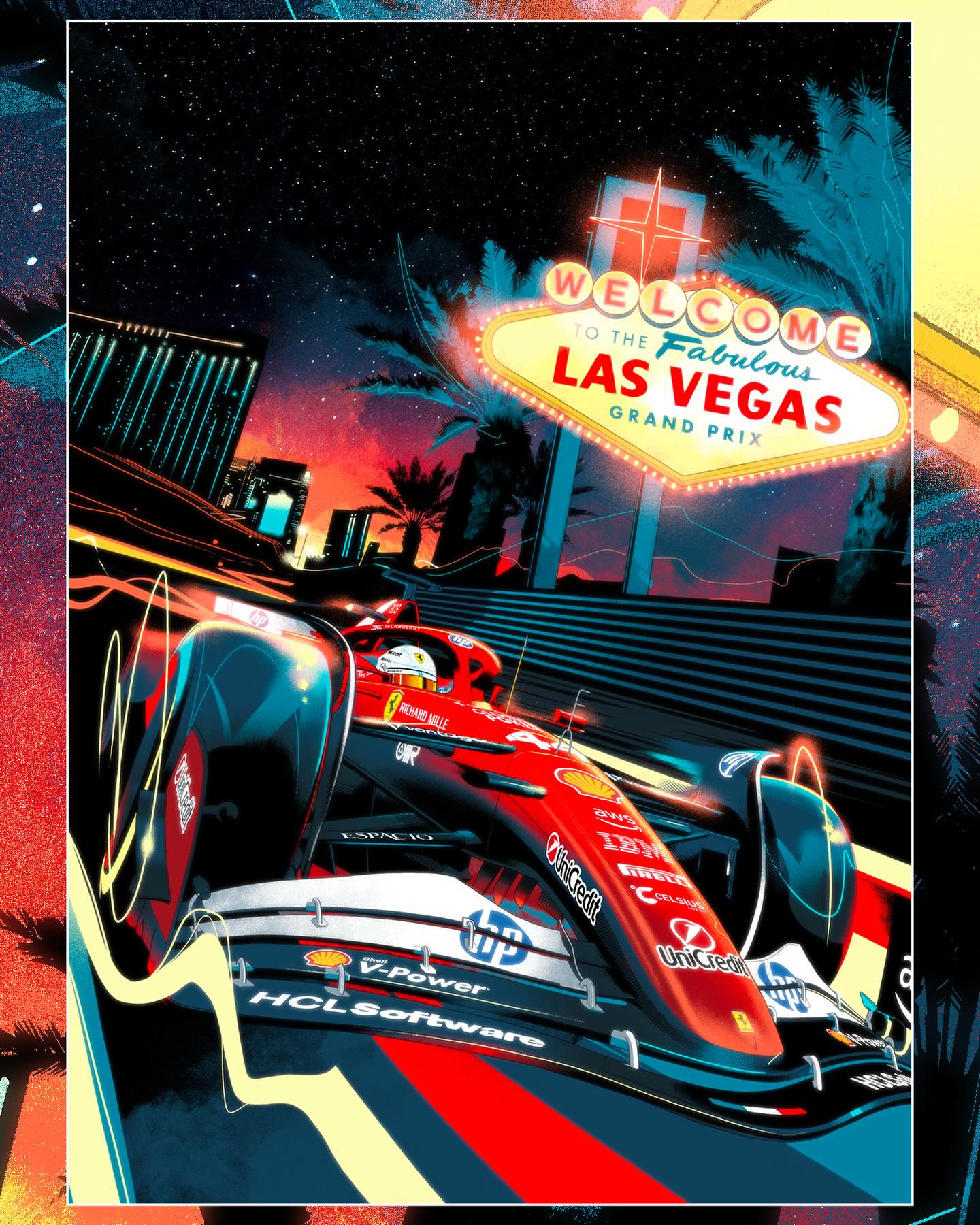 Scuderia Ferrari HP (Las Vegas Grand Prix) Paradise 25 Taylor