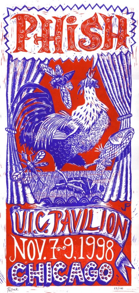 Phish Chicago 98 Pollock | AoMR-348.2 | PosterDrops.com