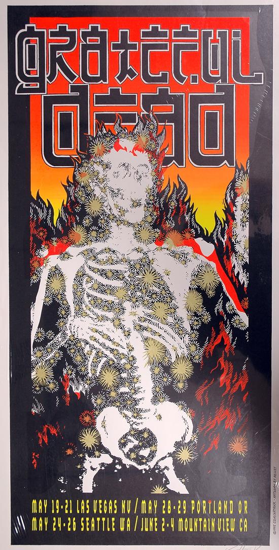 Grateful Dead Multiple Cities 95 Kelley | PCL-058 | PosterDrops