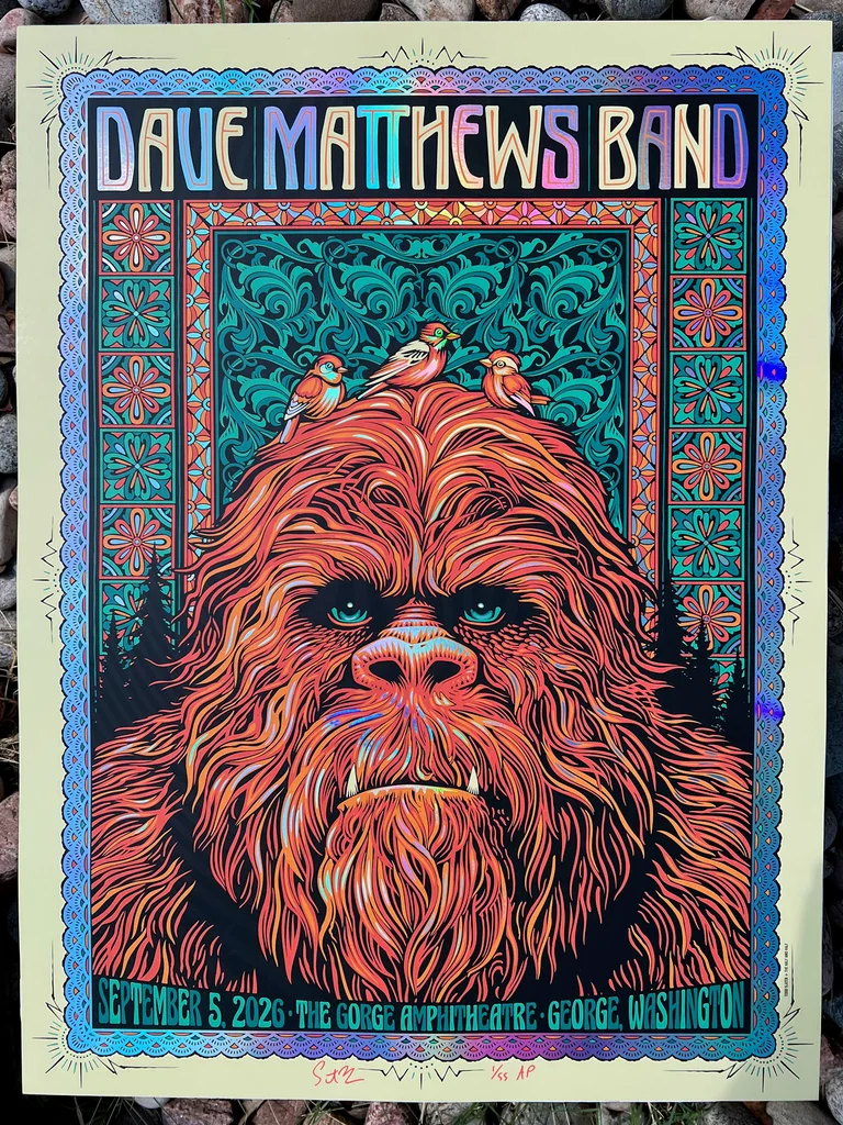 Dave Matthews Band N2 George 26 Slater | Rainbow Foil Edition