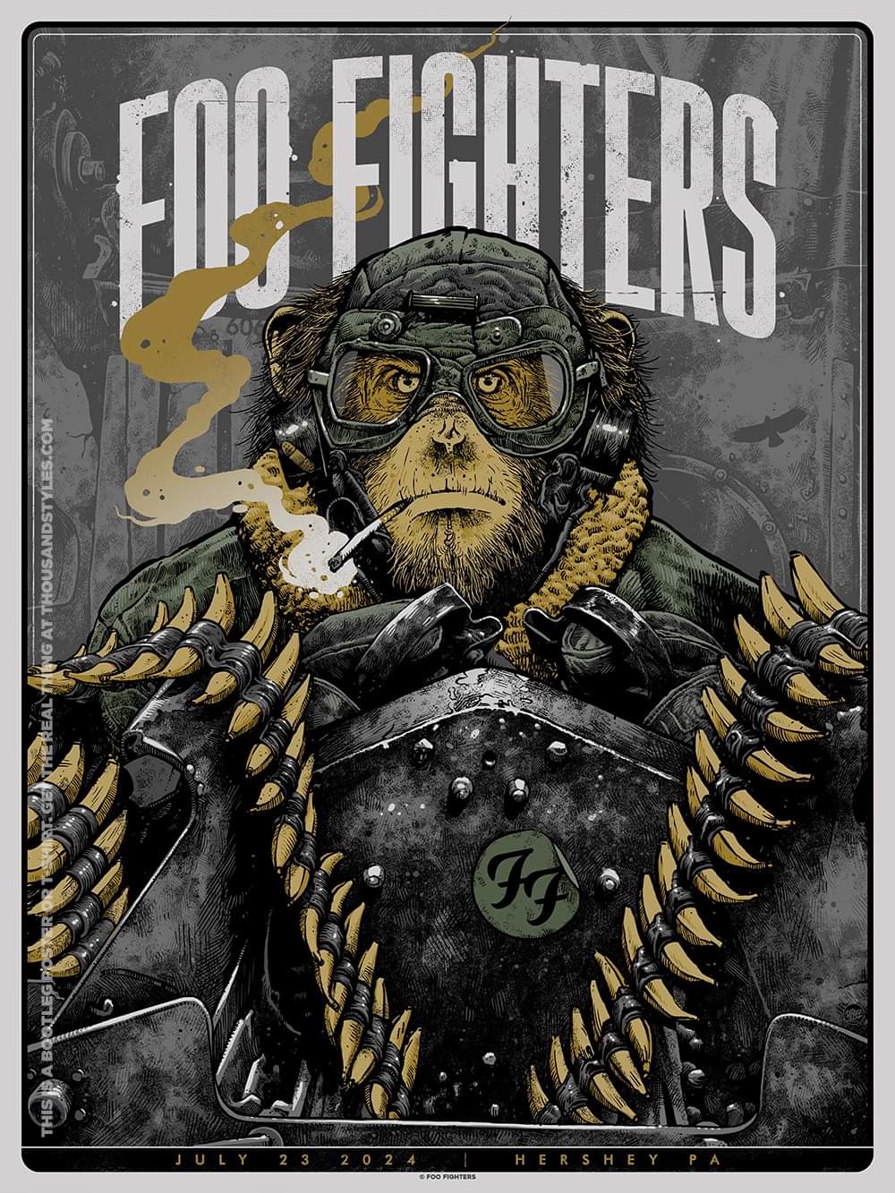【額縁付き】 Foo Fighters フーファイターズ A2ポスター 2 Amazon.co.jp: Pyramid America フー・ファイターズ UFO 音楽 クール