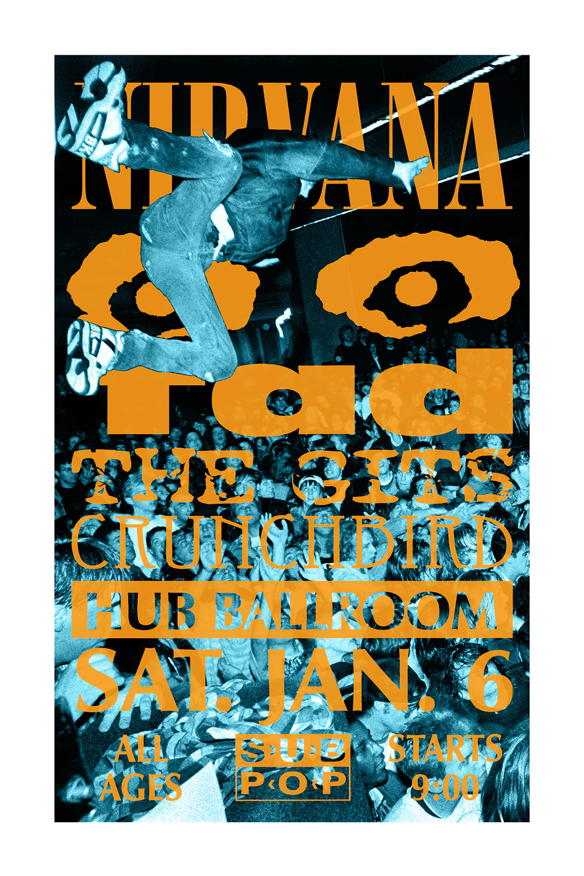 Nirvana Seattle 90 Hampton | Photo Edition | PosterDrops.com
