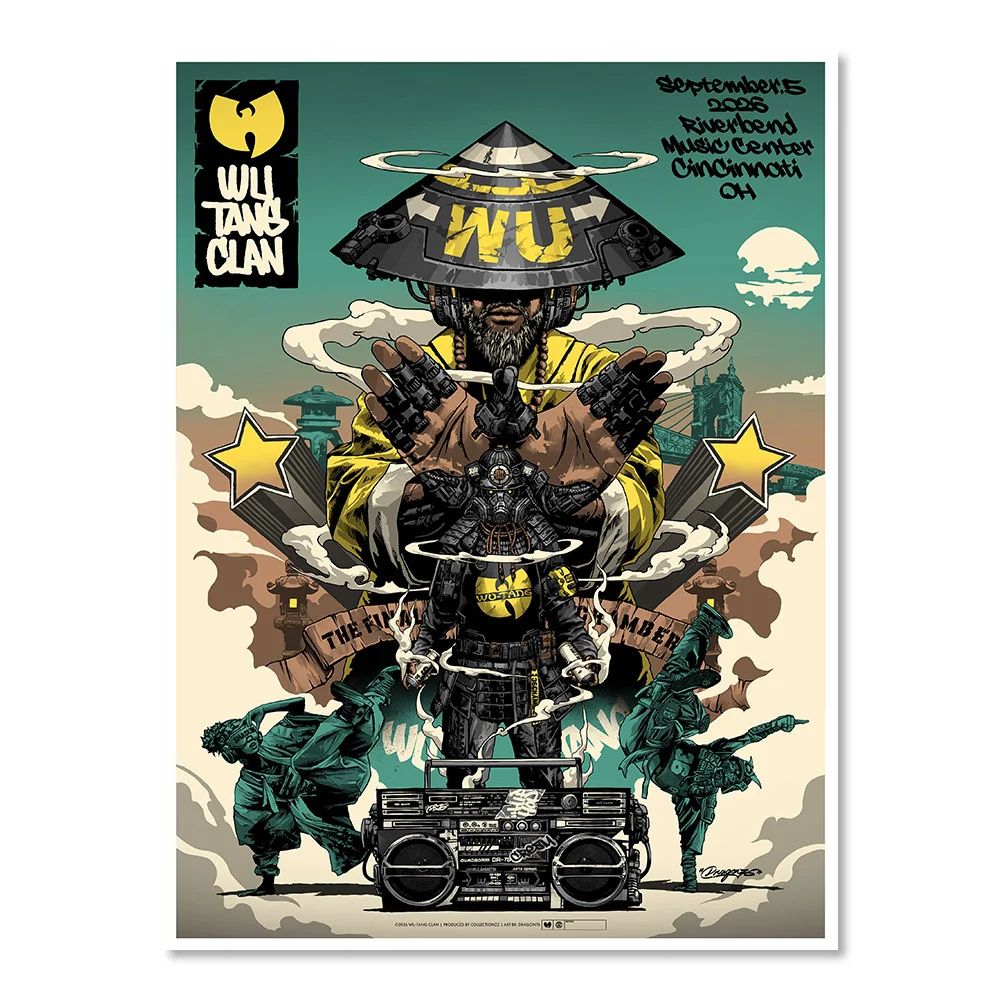 Wu-Tang Clan Cincinnati 26 Dragon76 | PosterDrops