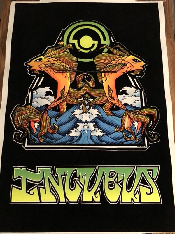 Incubus 01 Pasillas | Black Light Edition | PosterDrops.com