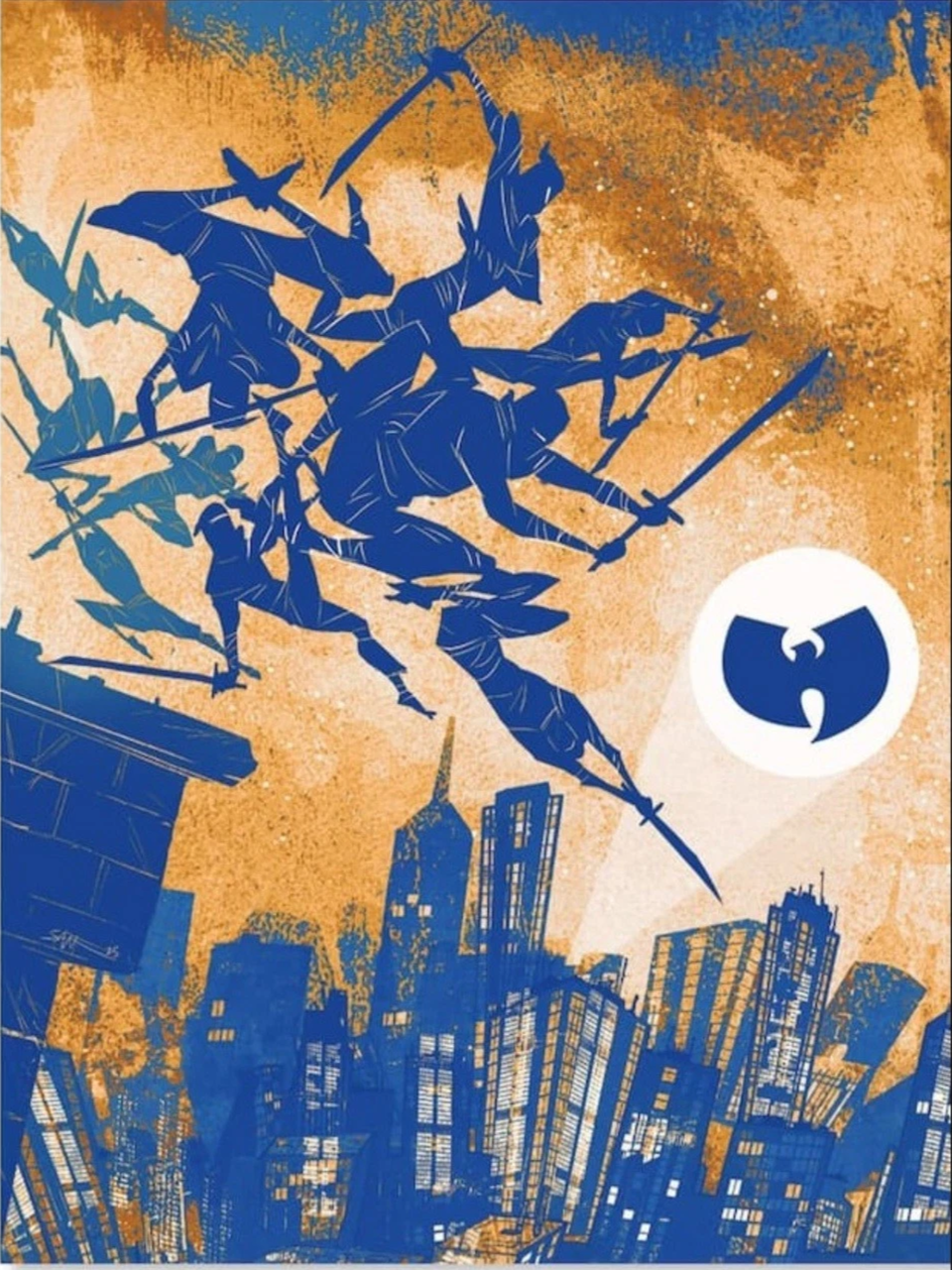 Wu-Tang Clan New York 25 Greene | Knicks Variant | PosterDrops