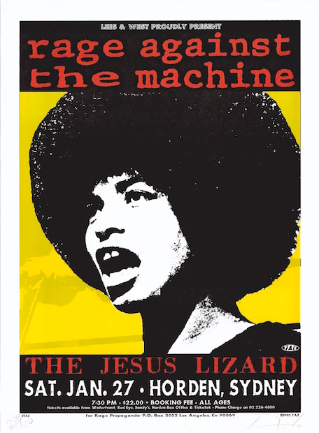 Rage Against The Machine Sydney 95 T.A.Z. | PosterDrops.com