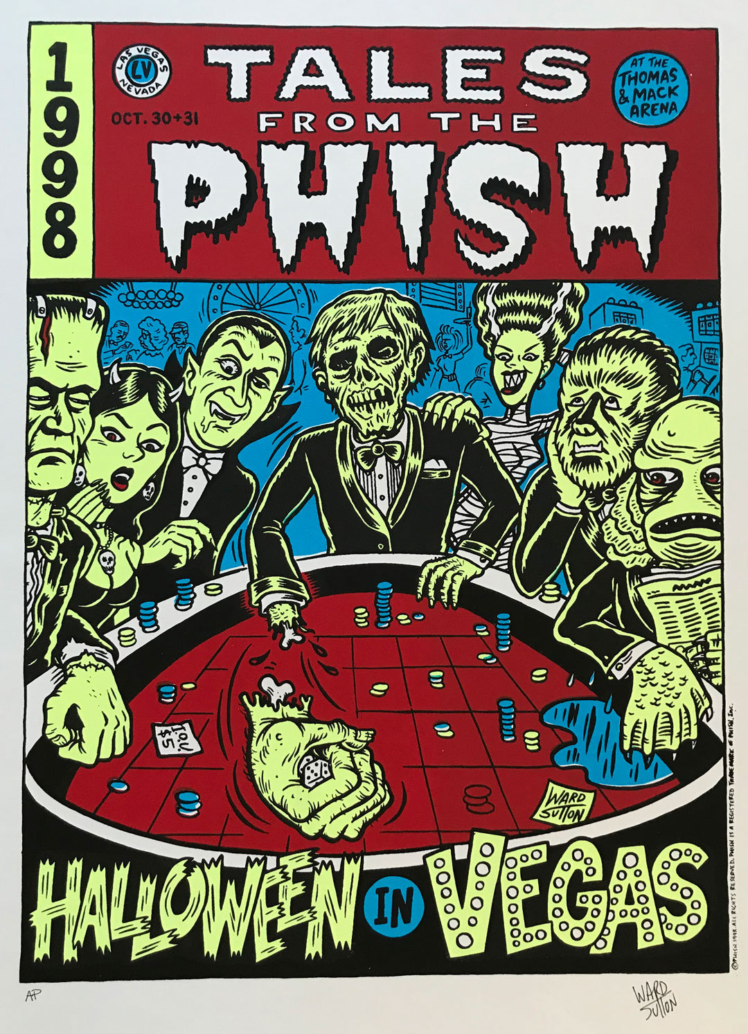 Phish Halloween Las Vegas 98 Sutton | PosterDrops