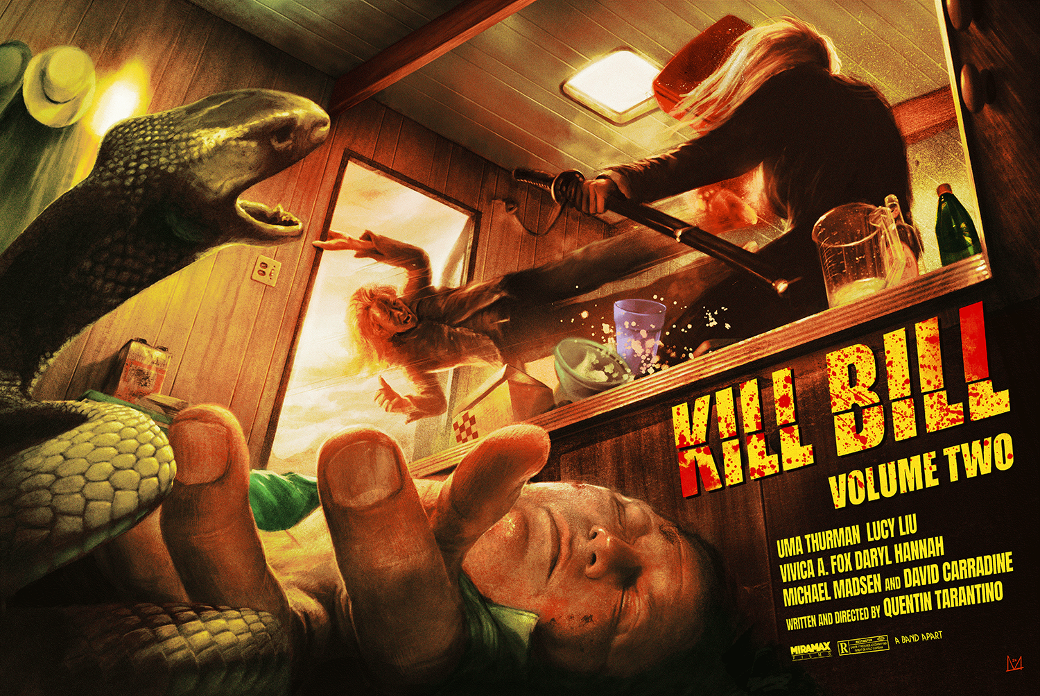 Kill Bill: Volume 2 24 Merrell | Acrylic Panel | PosterDrops.com