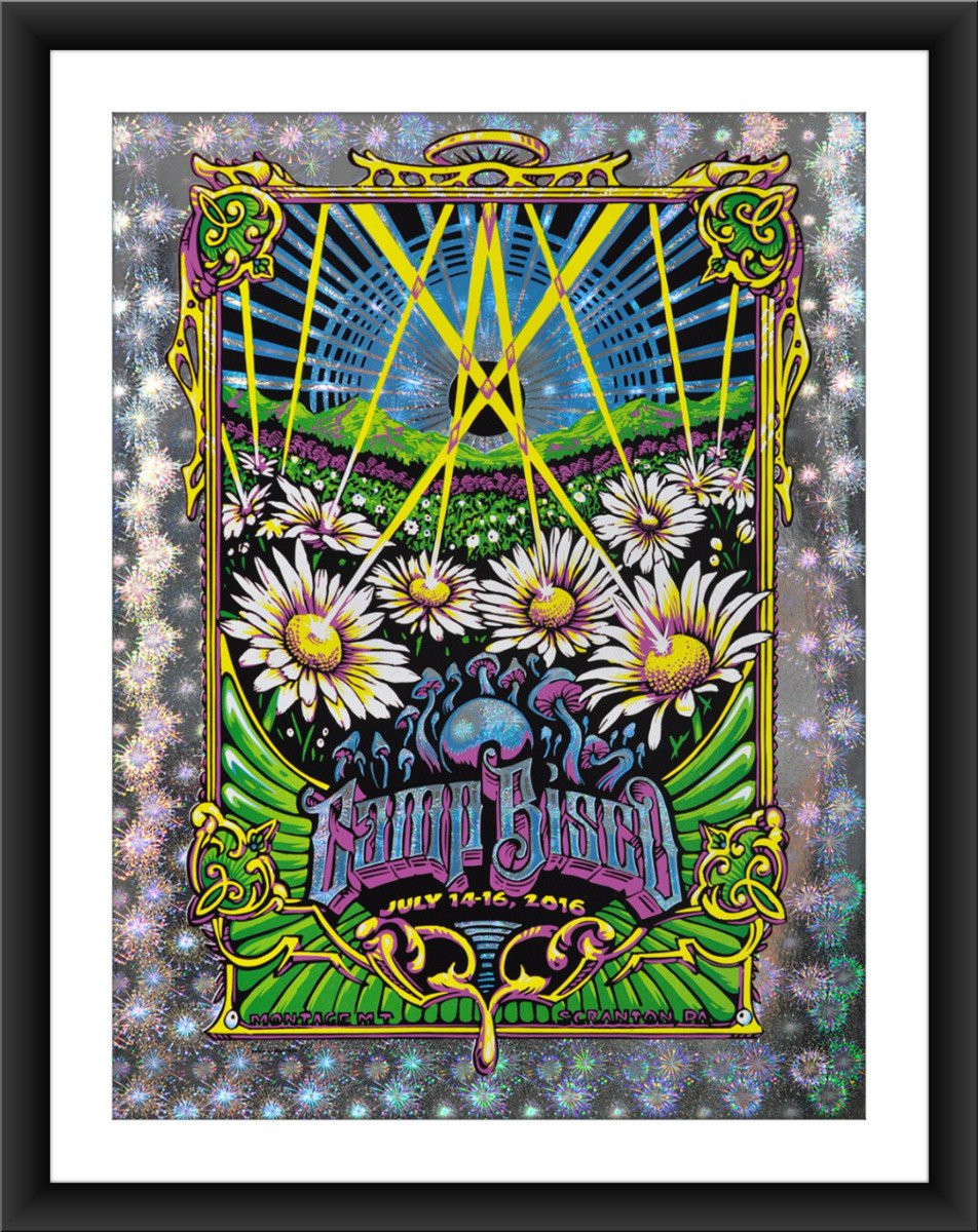 Camp Bisco Music Festival Scranton 16 Masthay | Blast Foil Edition |  PosterDrops.com, image size:952x1200